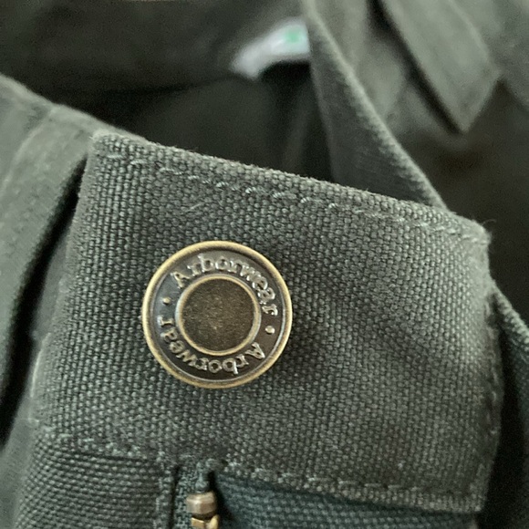 New Arborwear Original Tree Climbers Double Knee Pants Canvas 32 X 28 Moss Green - Picture 6 of 10